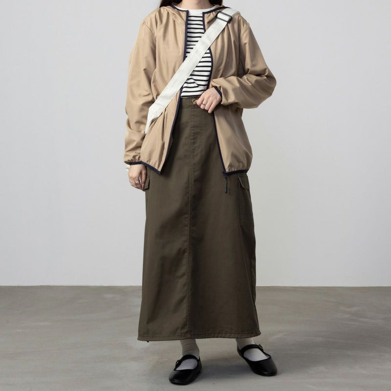 NAVY 撥水ライトフーディー レディース商品画像-10