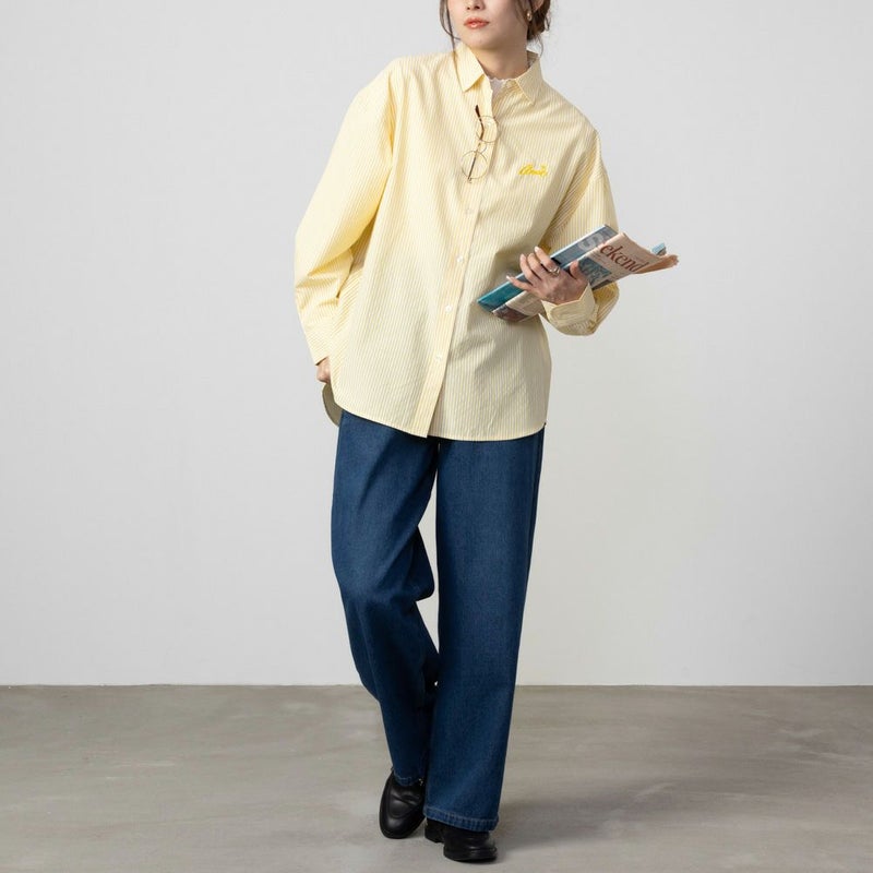 Arnie Arnold Palmer アーニーアーノルドパーマー ブロードストライプシャツ レディース商品画像-8