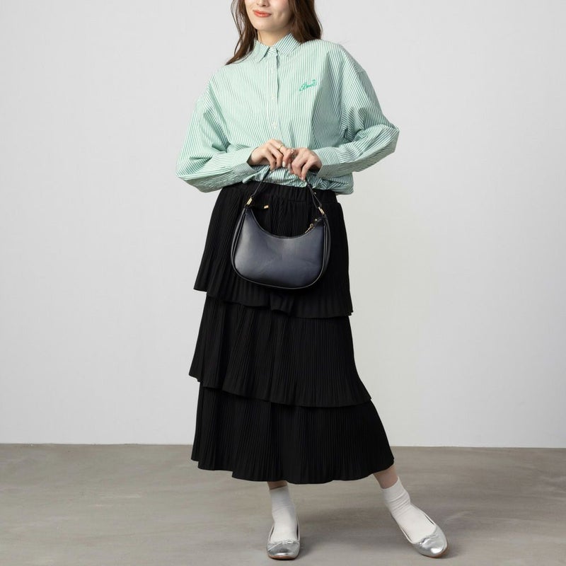 Arnie Arnold Palmer アーニーアーノルドパーマー ブロードストライプシャツ レディース商品画像-9