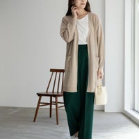 NAVY ウォッシャブルカーディガンアンサンブル レディース