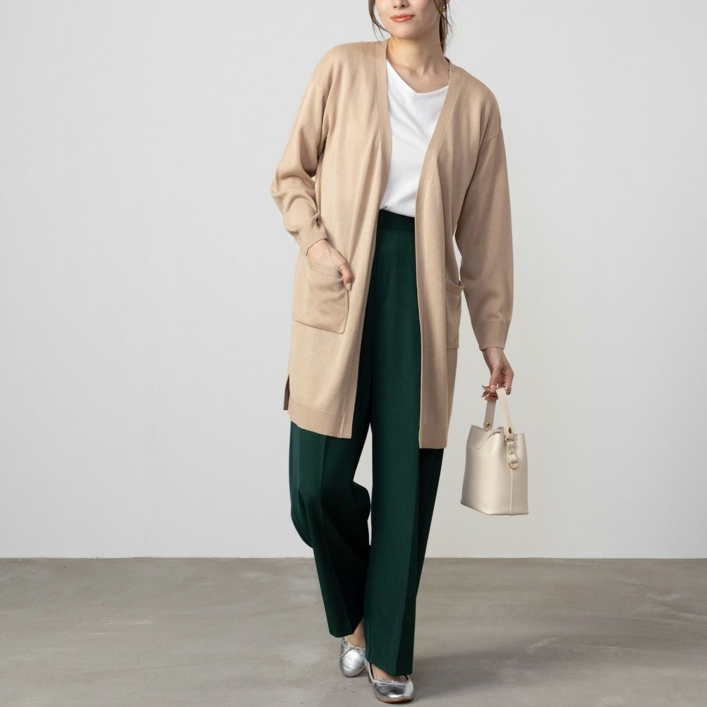 NAVY ウォッシャブルカーディガンアンサンブル レディース