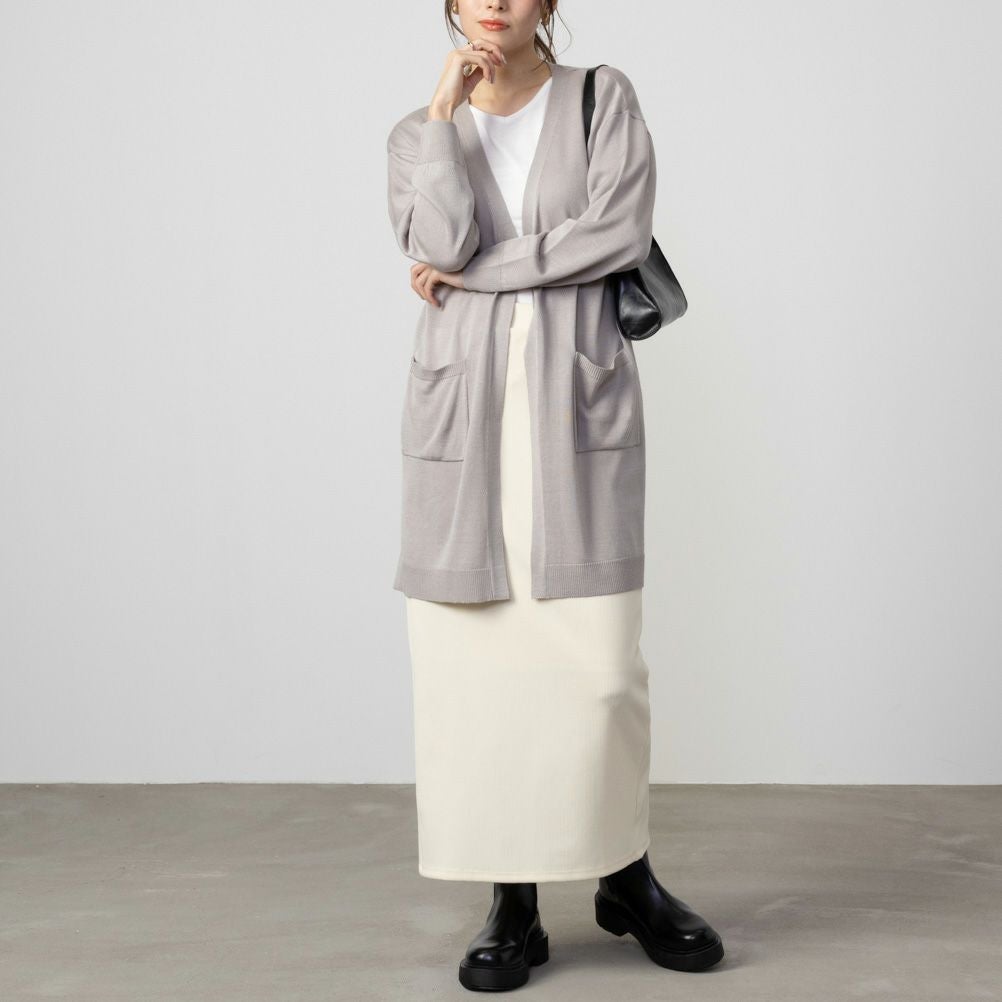 NAVY ウォッシャブルカーディガンアンサンブル レディース