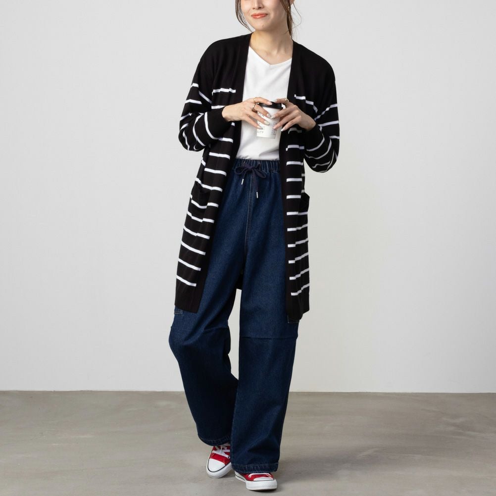 NAVY ウォッシャブルカーディガンアンサンブル レディース