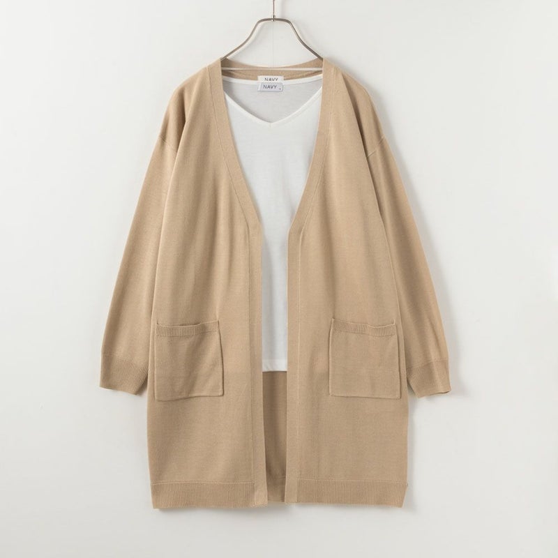 [期間限定価格]NAVY  ウォッシャブルカーディガンアンサンブル レディース商品画像-12