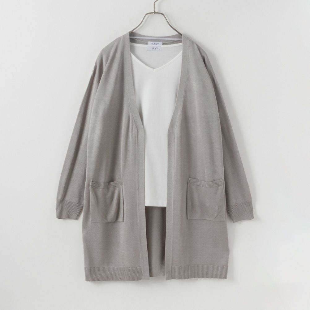 NAVY ウォッシャブルカーディガンアンサンブル レディース