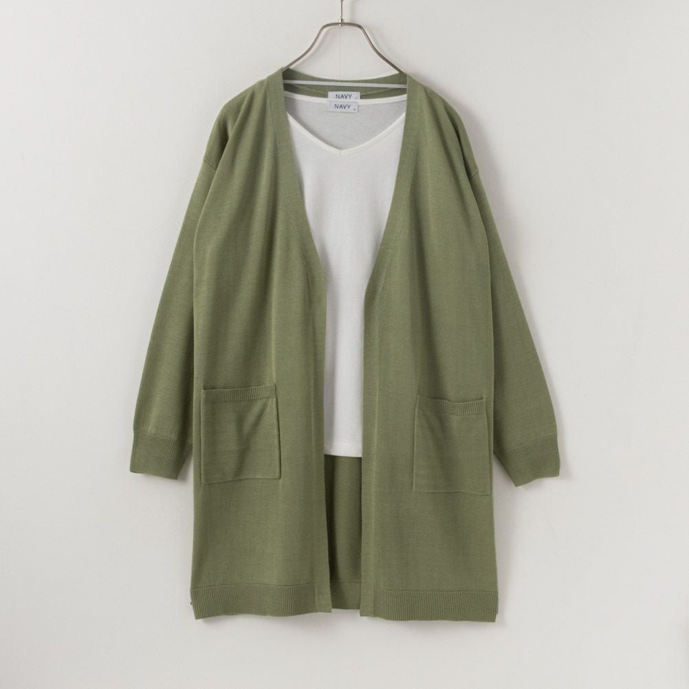 NAVY ウォッシャブルカーディガンアンサンブル レディース