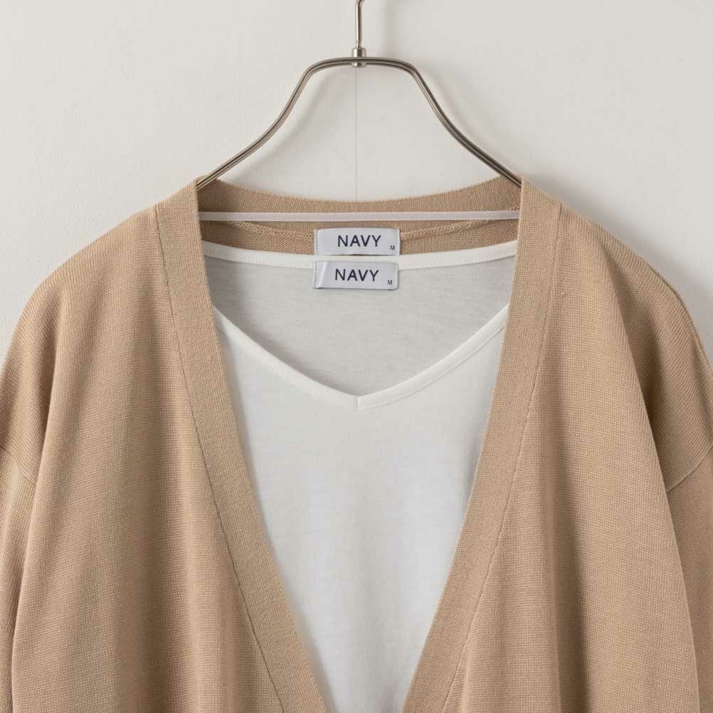 NAVY ウォッシャブルカーディガンアンサンブル レディース