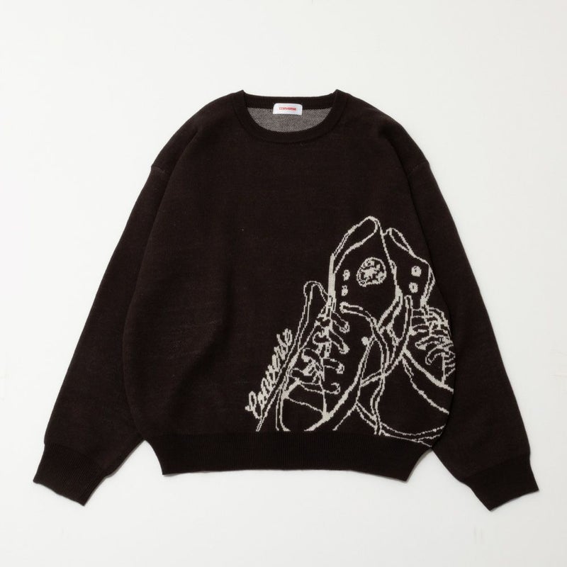 CONVERSE ビッグシューズジャガードニット レディース商品画像-13