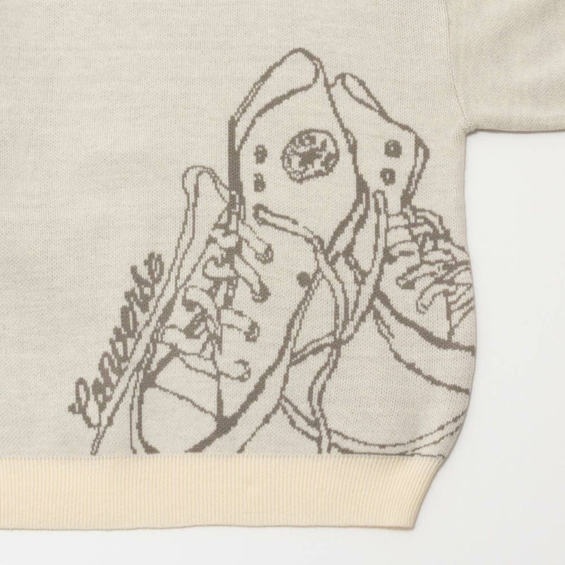 CONVERSE ビッグシューズジャガードニット レディース商品画像-19