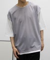 URBAN COLLECTION  梨地フェイクベストレイヤードTシャツ メンズ商品サムネイル-1