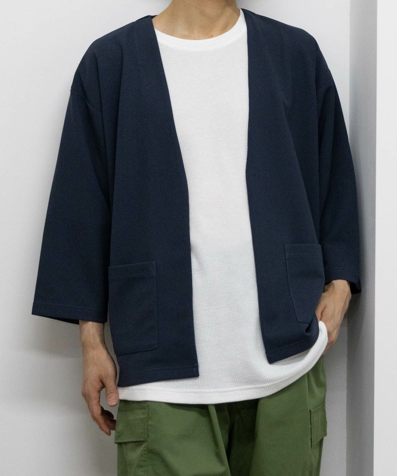 URBAN COLLECTION 梨地7分袖カーディガンアンサンブル メンズ商品画像-10