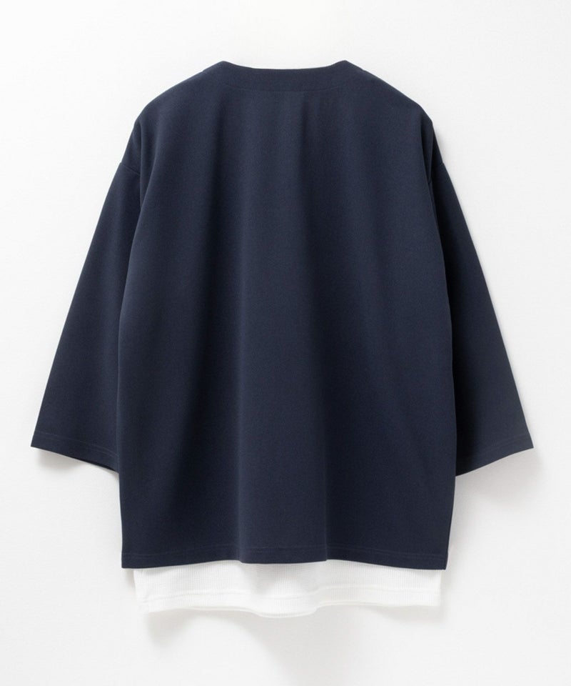 URBAN COLLECTION 梨地7分袖カーディガンアンサンブル メンズ商品画像-14