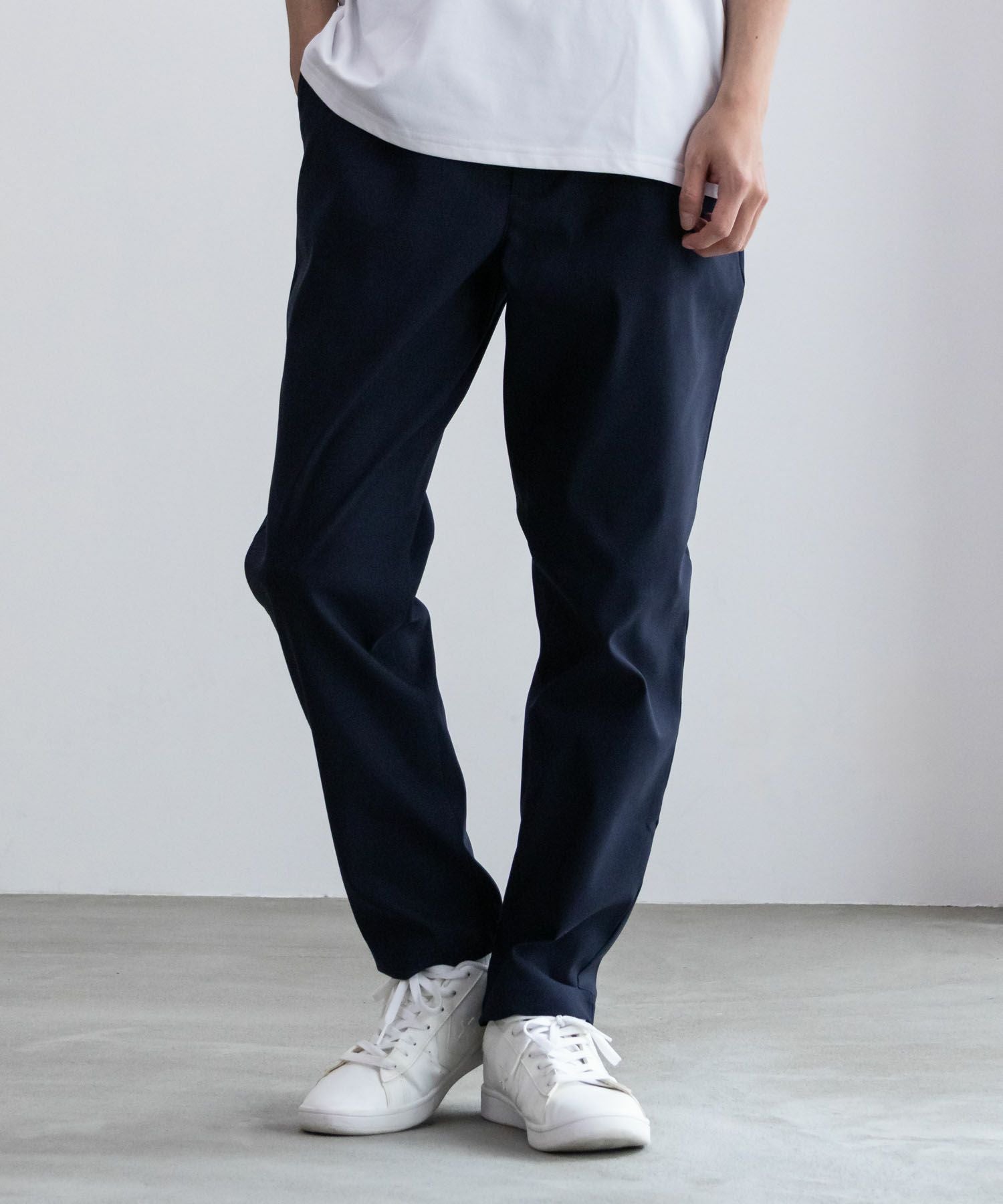 NAVY FIT ストレッチテーパードパンツ メンズ
