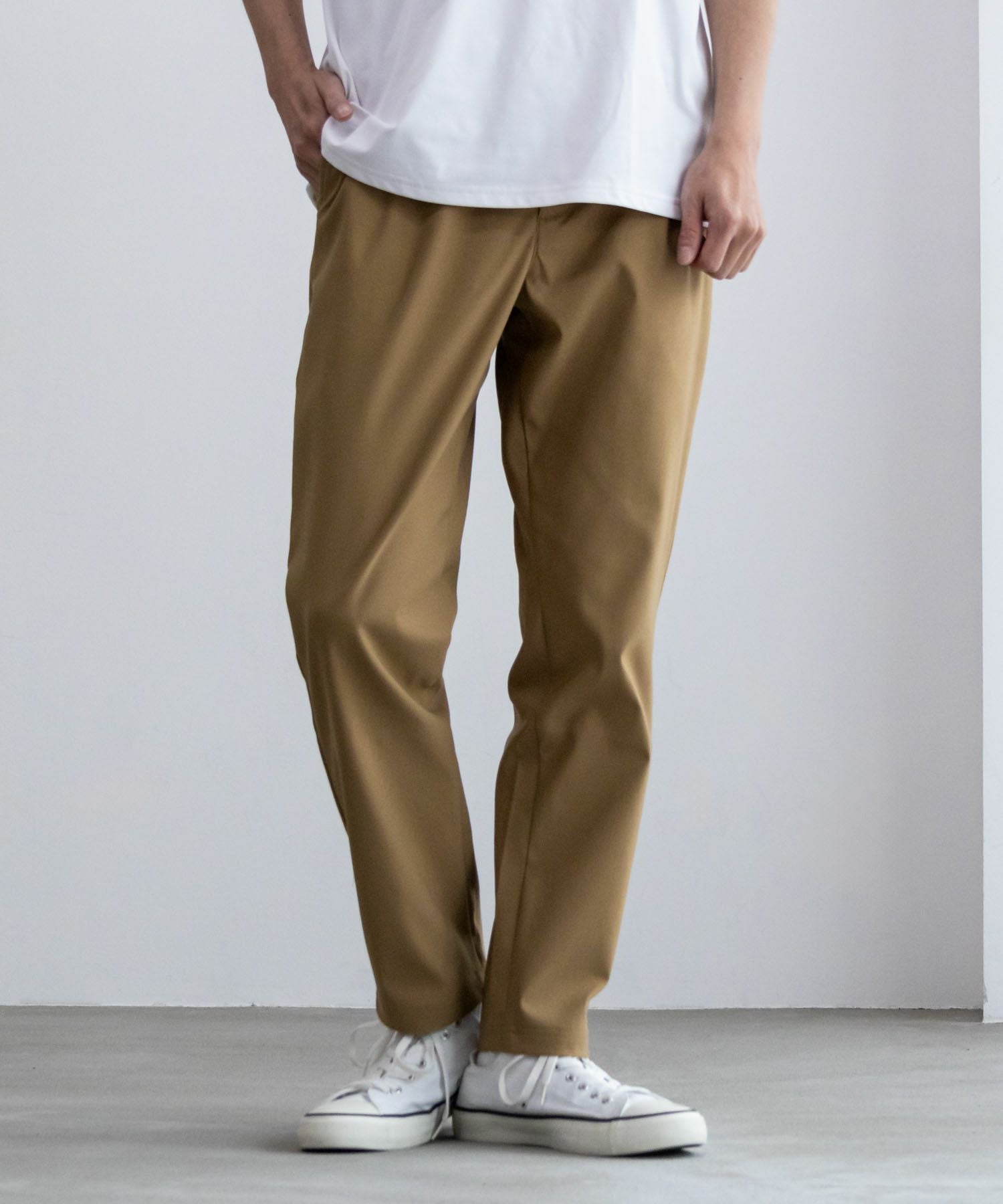 NAVY FIT ストレッチテーパードパンツ メンズ