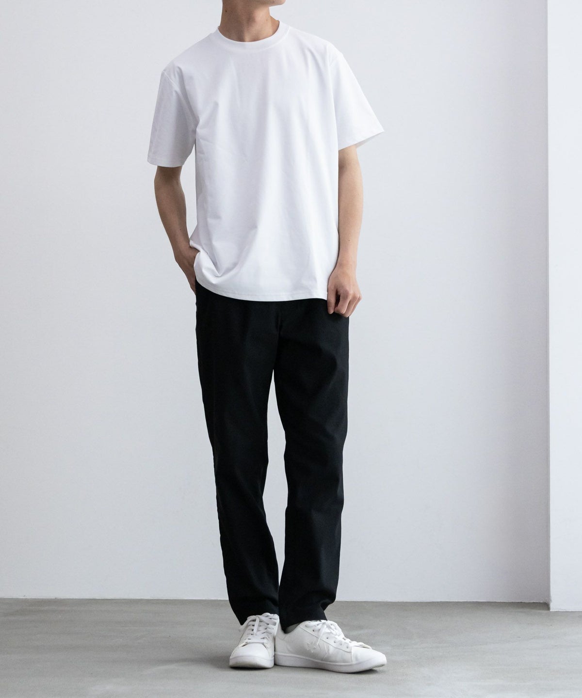 NAVY FIT マイラクストレッチパンツ メンズ