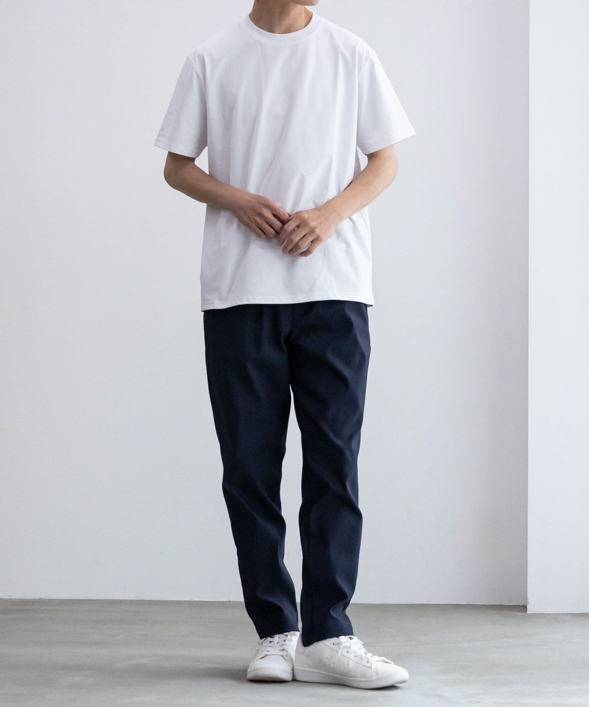 NAVY FIT マイラクストレッチパンツ メンズ