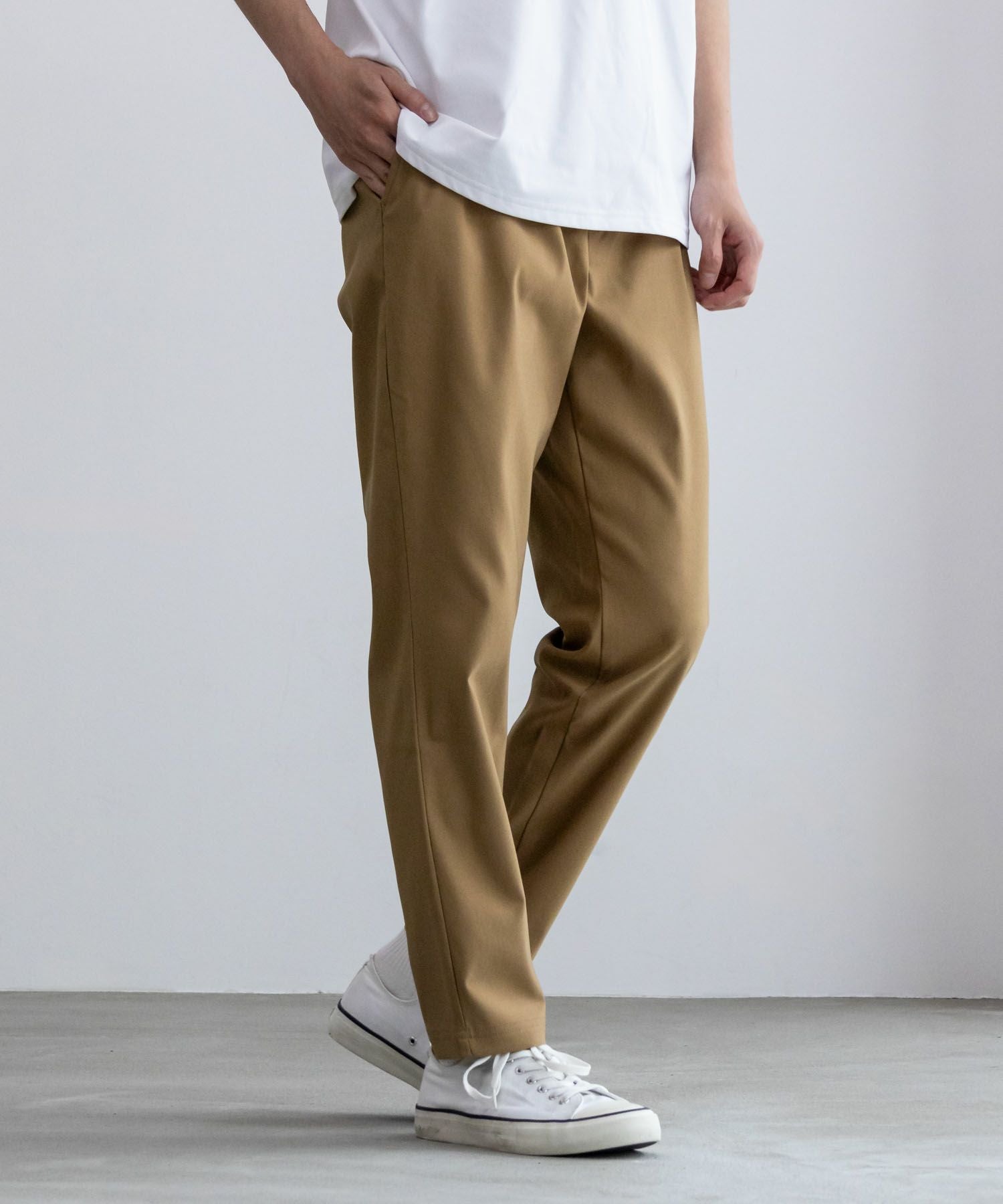 NAVY FIT ストレッチテーパードパンツ メンズ