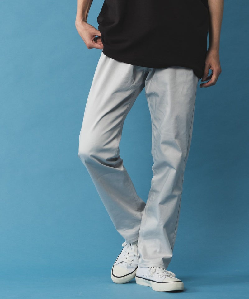 NAVY SARARI サテンクールテーパードパンツ メンズ商品画像-10