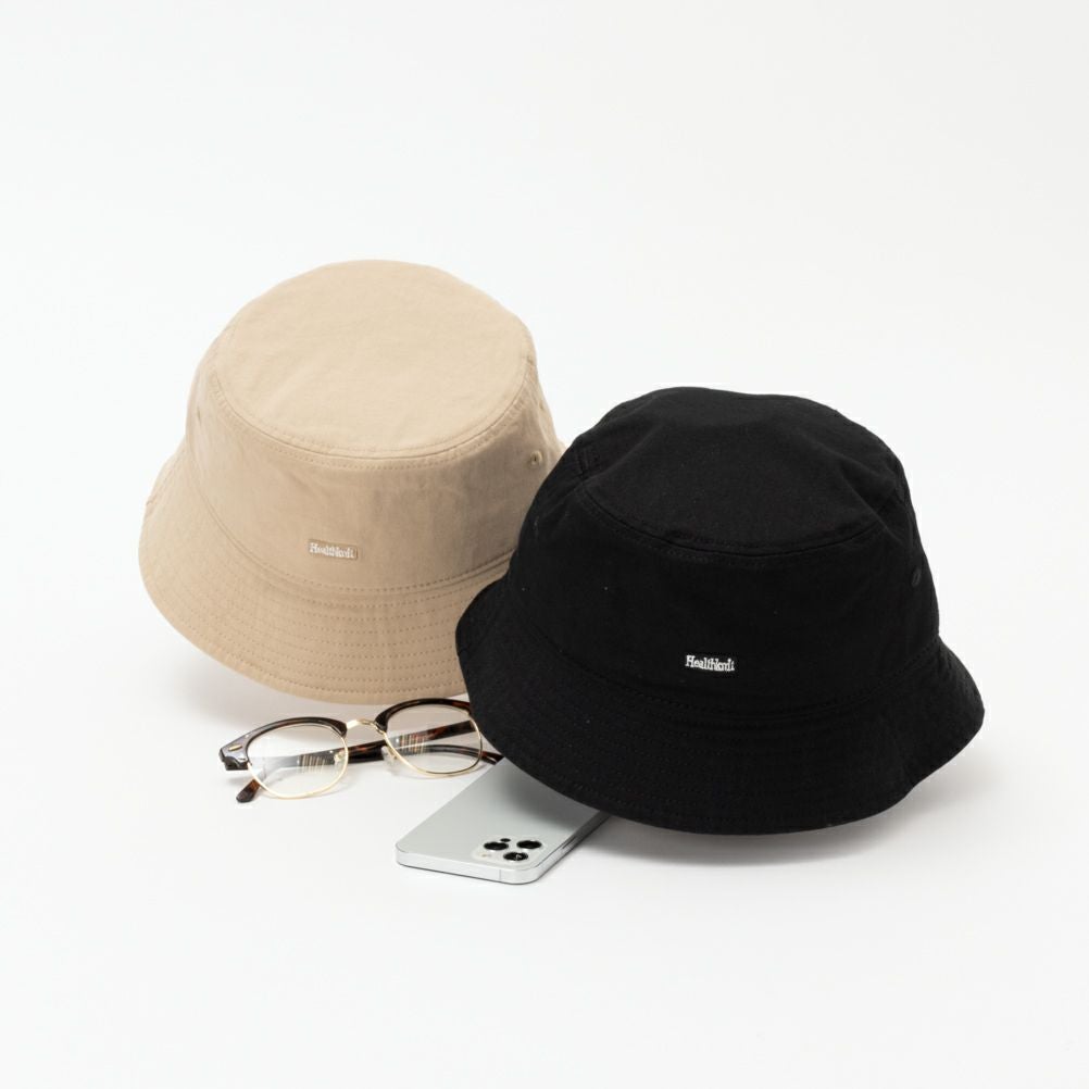 Healthknit ワンポイント刺繍バケットハット メンズ