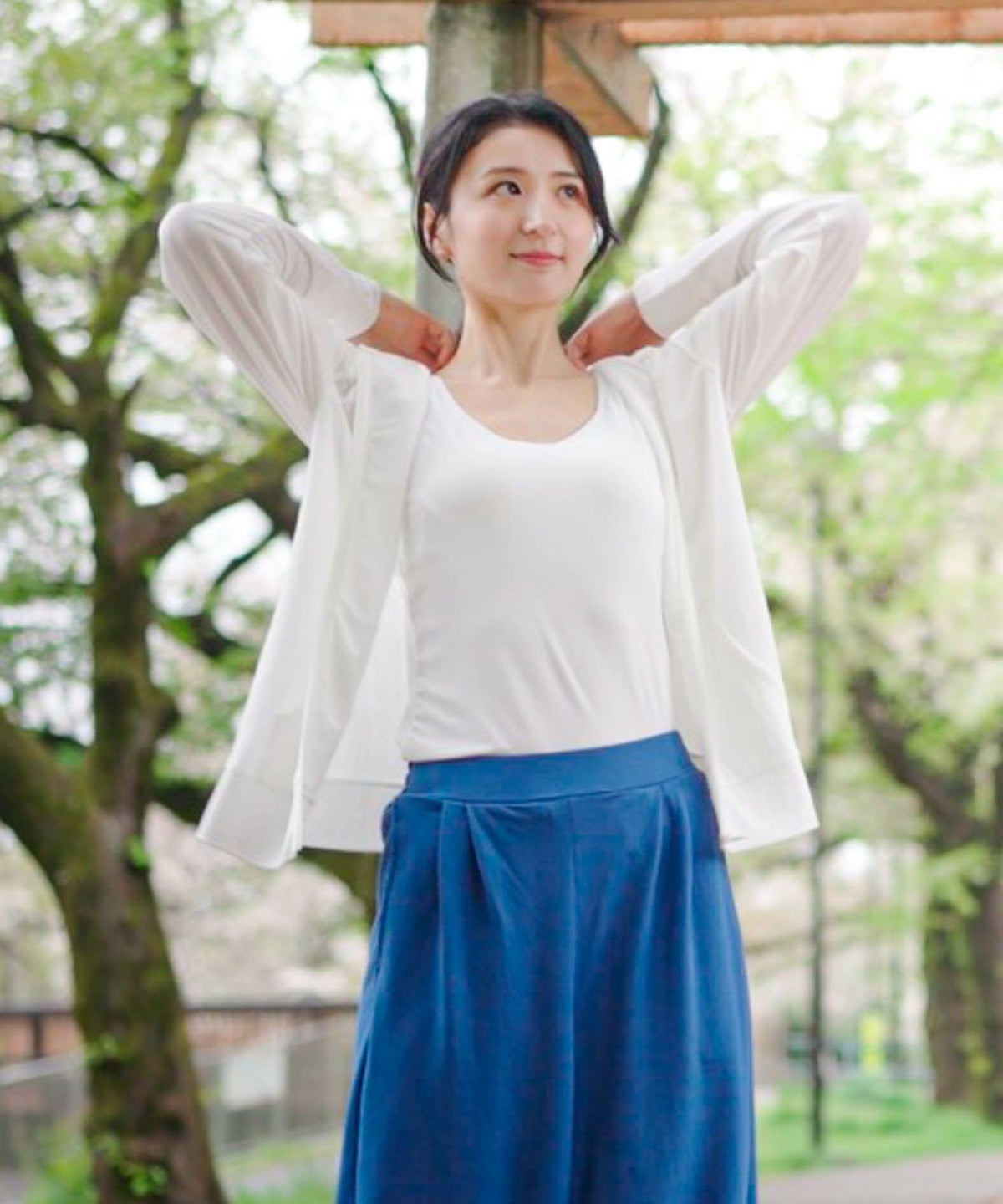 NAVY 制菌加工 UVパーカー レディース