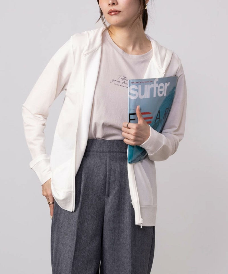 [値下げ]NAVY UVカットパーカー 制菌加工 レディース商品画像-10