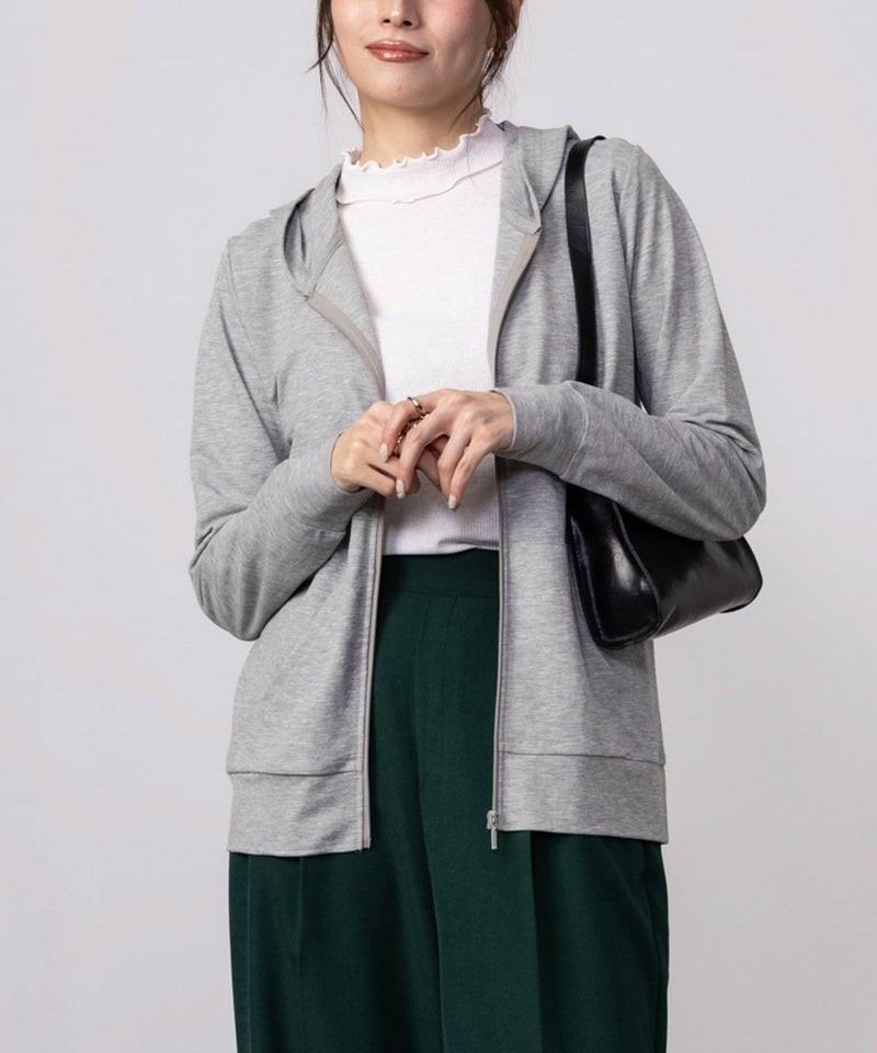 [値下げ]NAVY UVカットパーカー 制菌加工 レディース商品画像-11