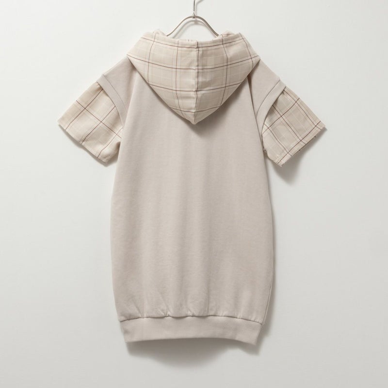 RICH MIX  レイヤード風パーカーワンピース キッズ商品画像-3