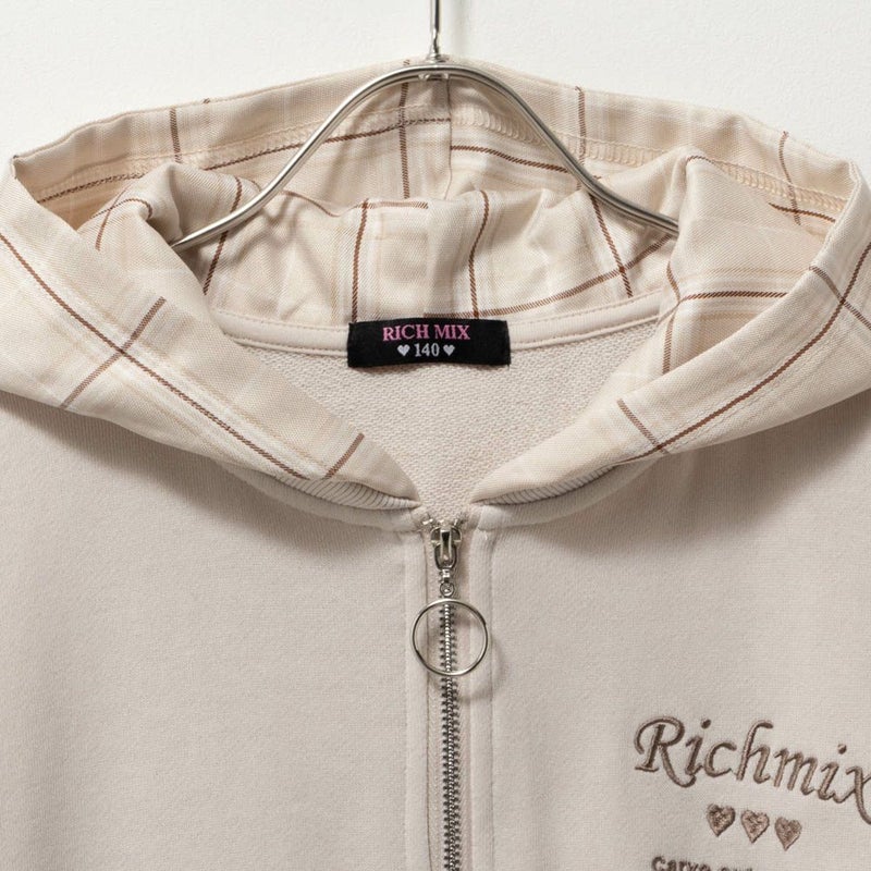 RICH MIX  レイヤード風パーカーワンピース キッズ商品画像-4