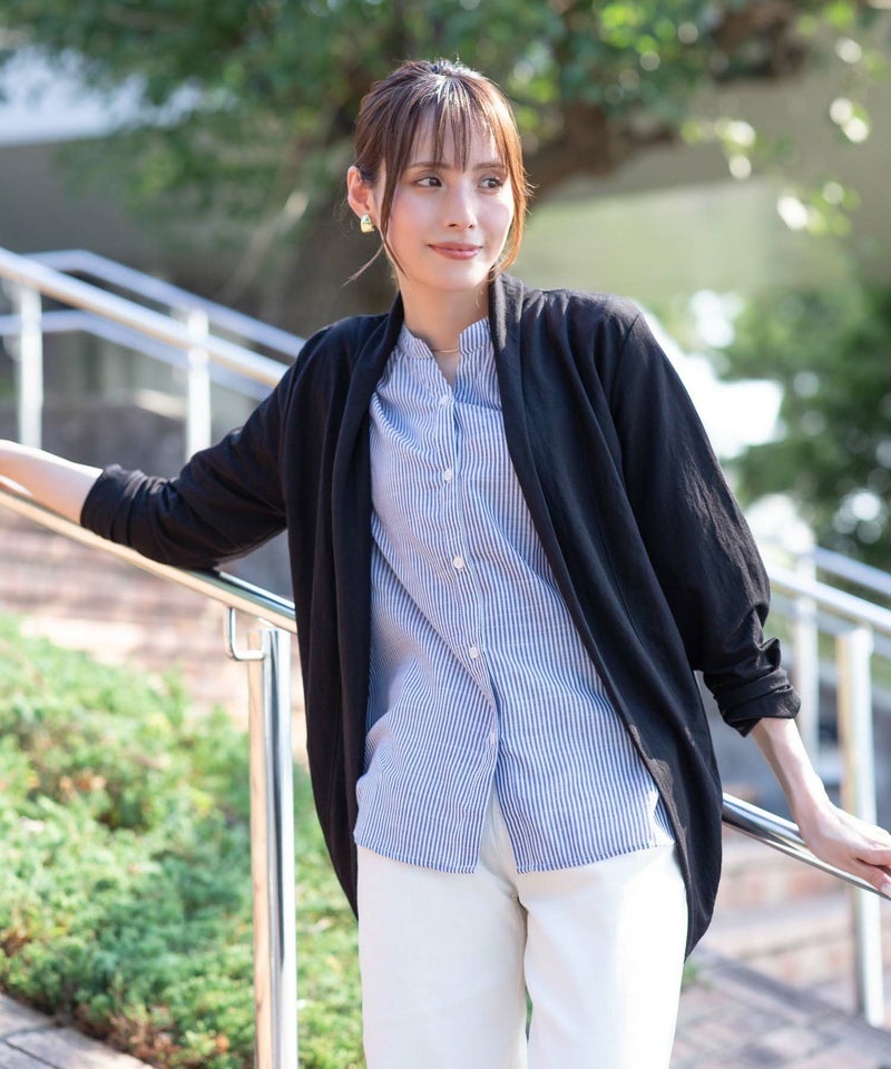 NAVY UVカットトッパーカーディガン レディース商品画像-12