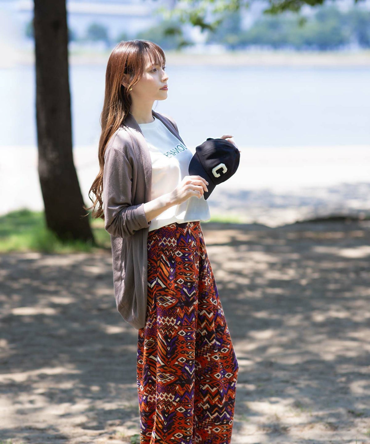 NAVY UVトッパーカーディガン レディース