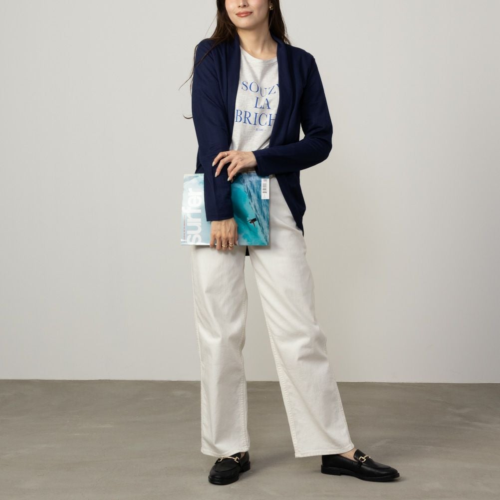 NAVY UVトッパーカーディガン レディース