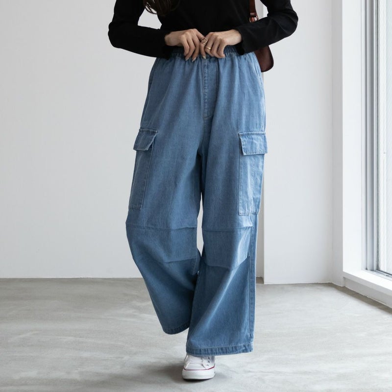 GOOD CREW  デニムカーゴパンツ レディース商品画像-1