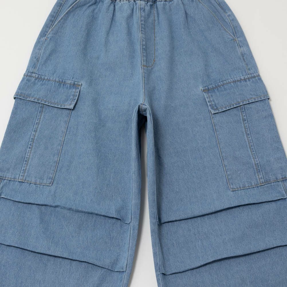 GOOD CREW デニムカーゴパンツ レディース