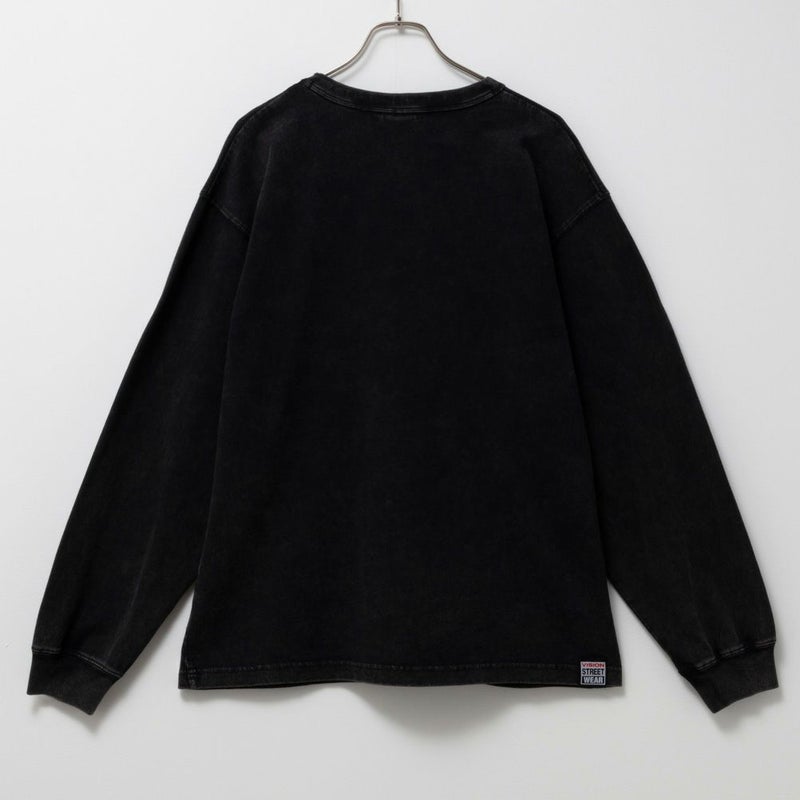 [期間限定価格]【オンラインストア限定】VISION STREET WEAR  スノーウォッシュネオンロゴ長袖Tシャツ メンズ商品画像-4