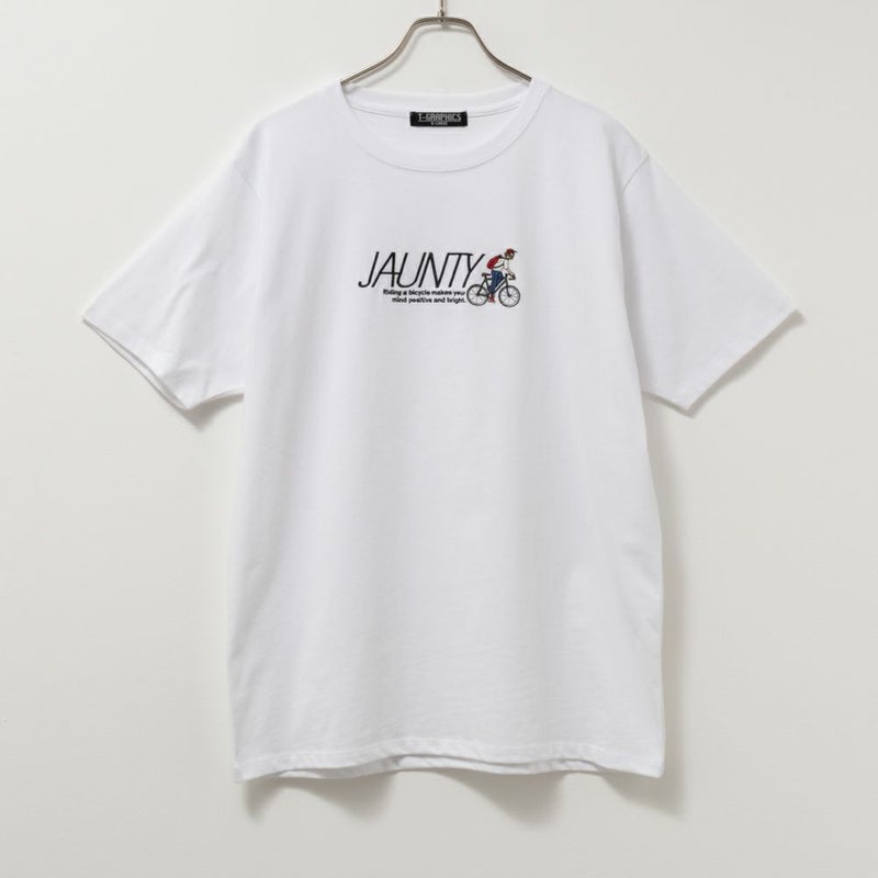 T-GRAPHICS 胸刺繍半袖Tシャツ メンズ メール便 対応商品商品画像-1