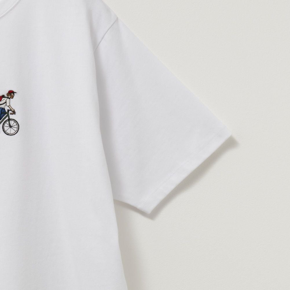 T-GRAPHICS 胸刺繍半袖Tシャツ メンズ ネコポス 対応商品