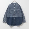 [期間限定価格]UNDERWRAPS  デニム切替ルーズシャツ レディース商品サムネイル-6