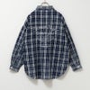 [期間限定価格]UNDERWRAPS  インディゴチェックルーズシャツ レディース商品サムネイル-7