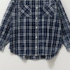 [期間限定価格]UNDERWRAPS  インディゴチェックルーズシャツ レディース商品サムネイル-10