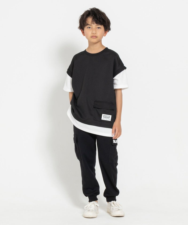 RICH MIX ポンチ素材 カーゴパンツ キッズ商品画像-1