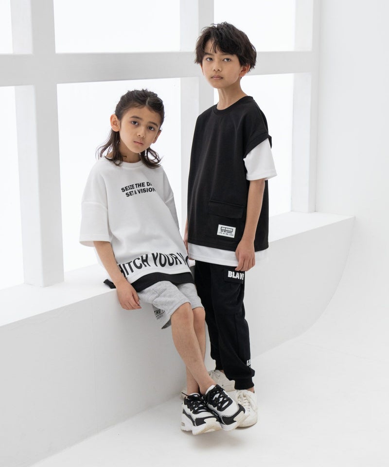 [期間限定価格]RICH MIX  ポンチ素材 カーゴパンツ キッズ商品画像-4