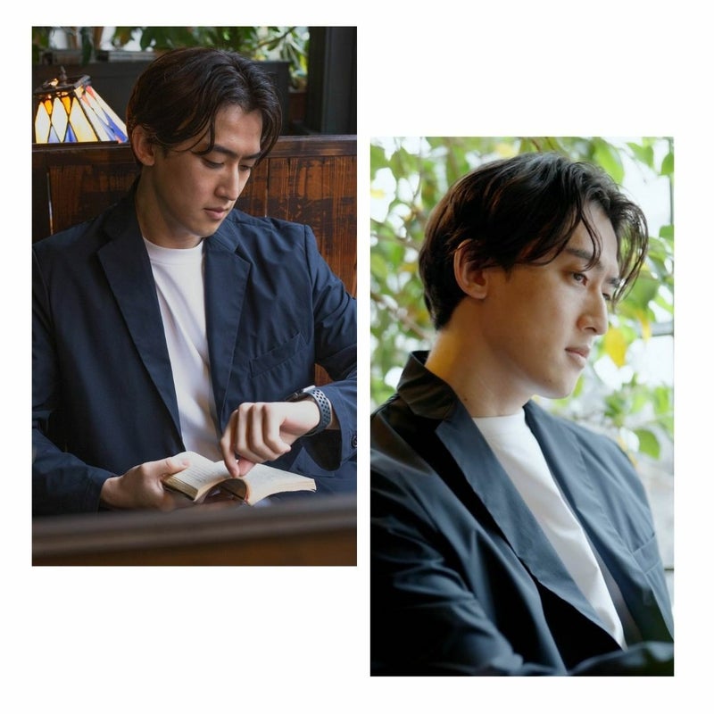 NAVY FIT ストレッチジャケット メンズ商品画像-4