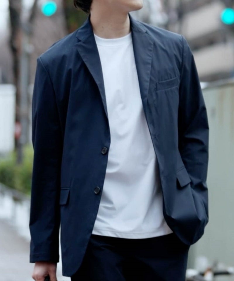NAVY FIT ストレッチジャケット メンズ商品画像-11