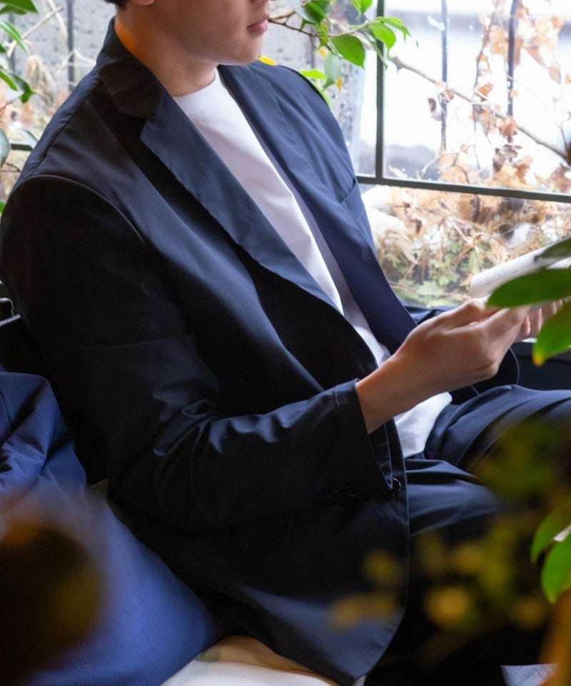 NAVY FIT ストレッチジャケット メンズ商品画像-12