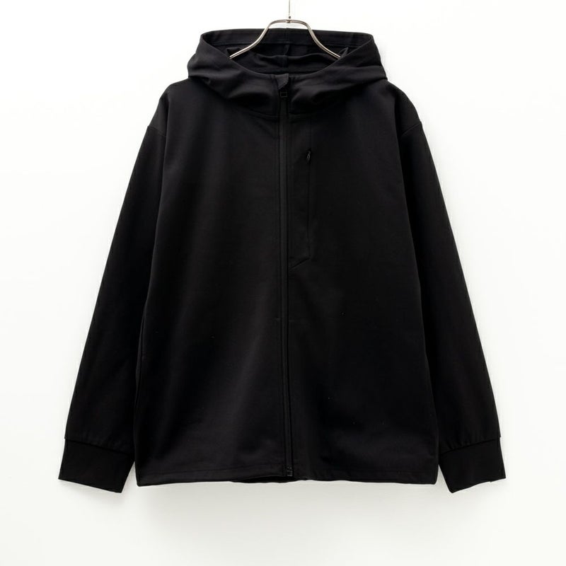 NAVY FIT  ポンチ素材 ストレッチジップアップパーカー メンズ商品画像-7