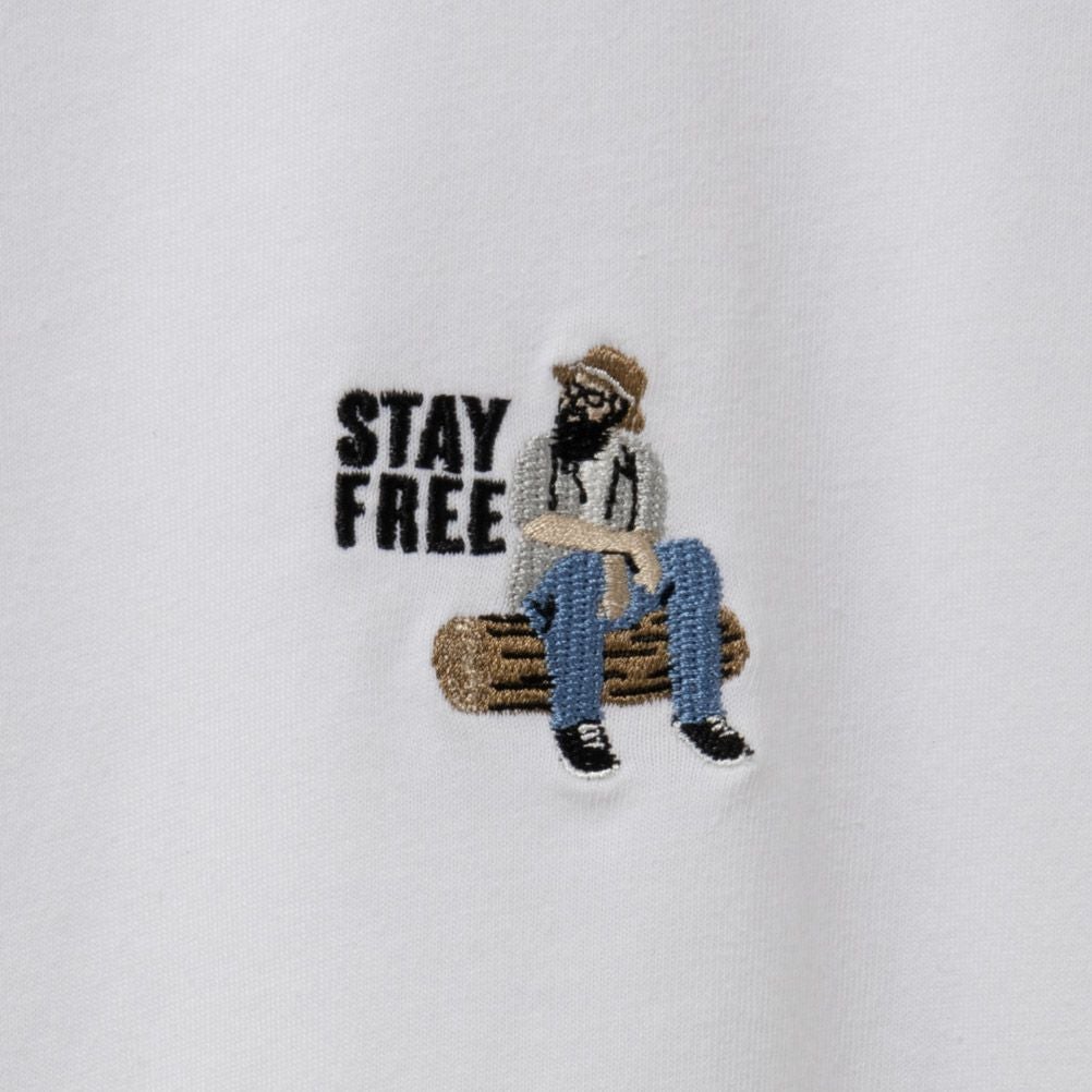 T-GRAPHICS ワンポイント刺繍半袖Tシャツ メンズ ネコポス 対応商品