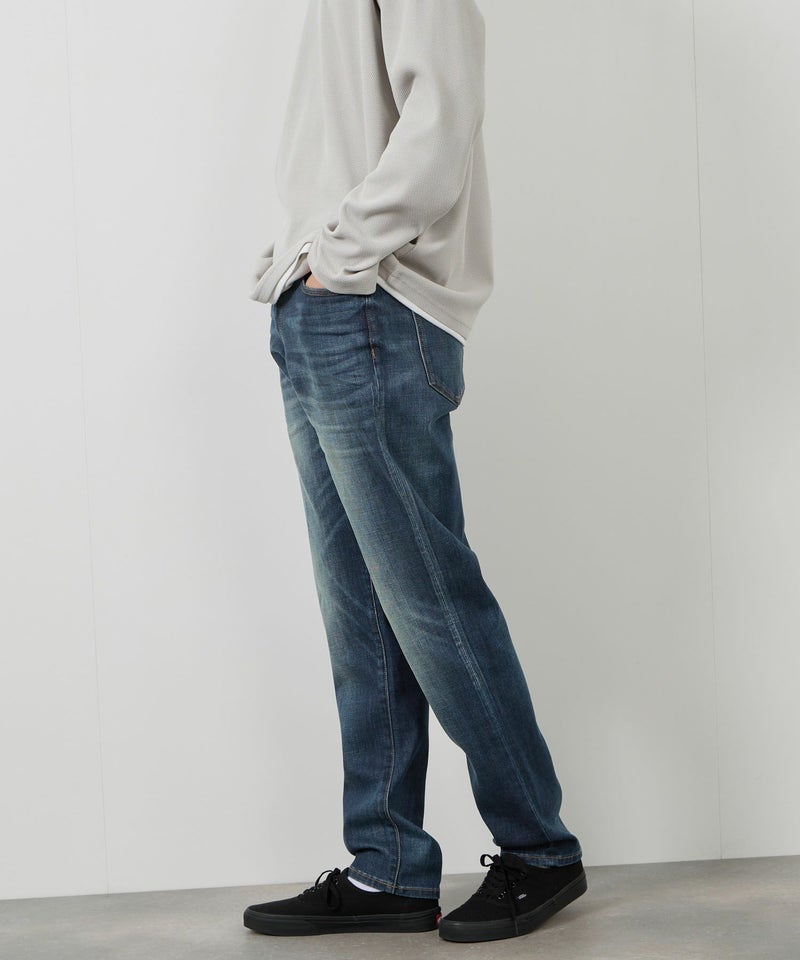 NAVY 毎日はきたくなるデニム「マイデニ」 テーパードデニムパンツ メンズ商品画像-3
