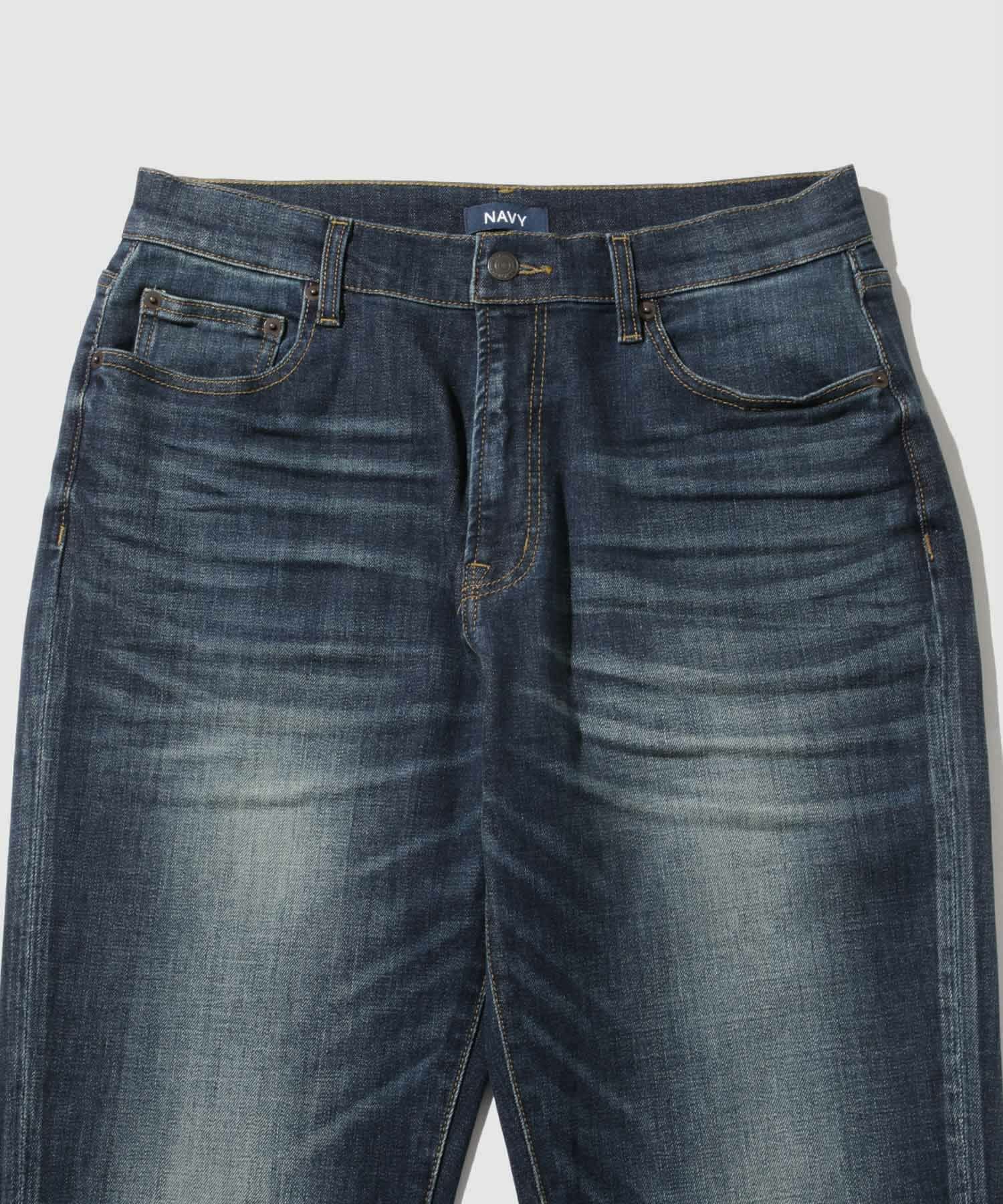 NAVY テーパードデニムパンツ メンズ