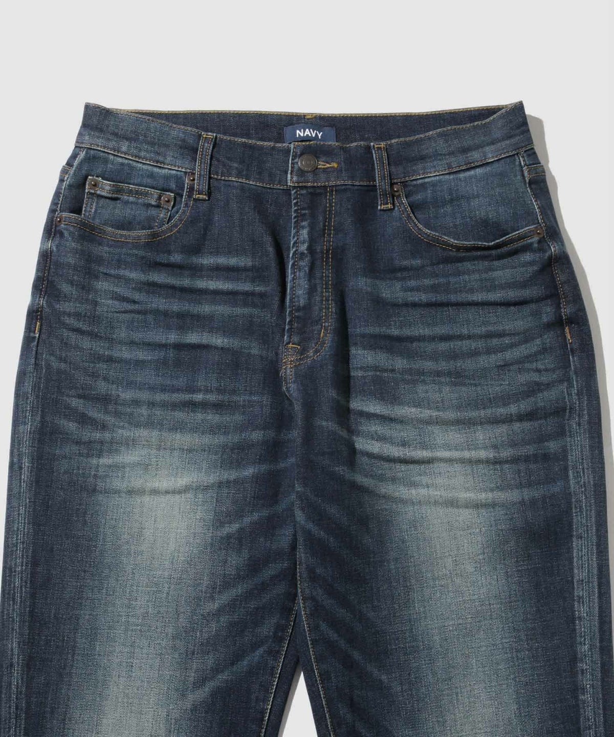 NAVY テーパードデニムパンツ メンズ