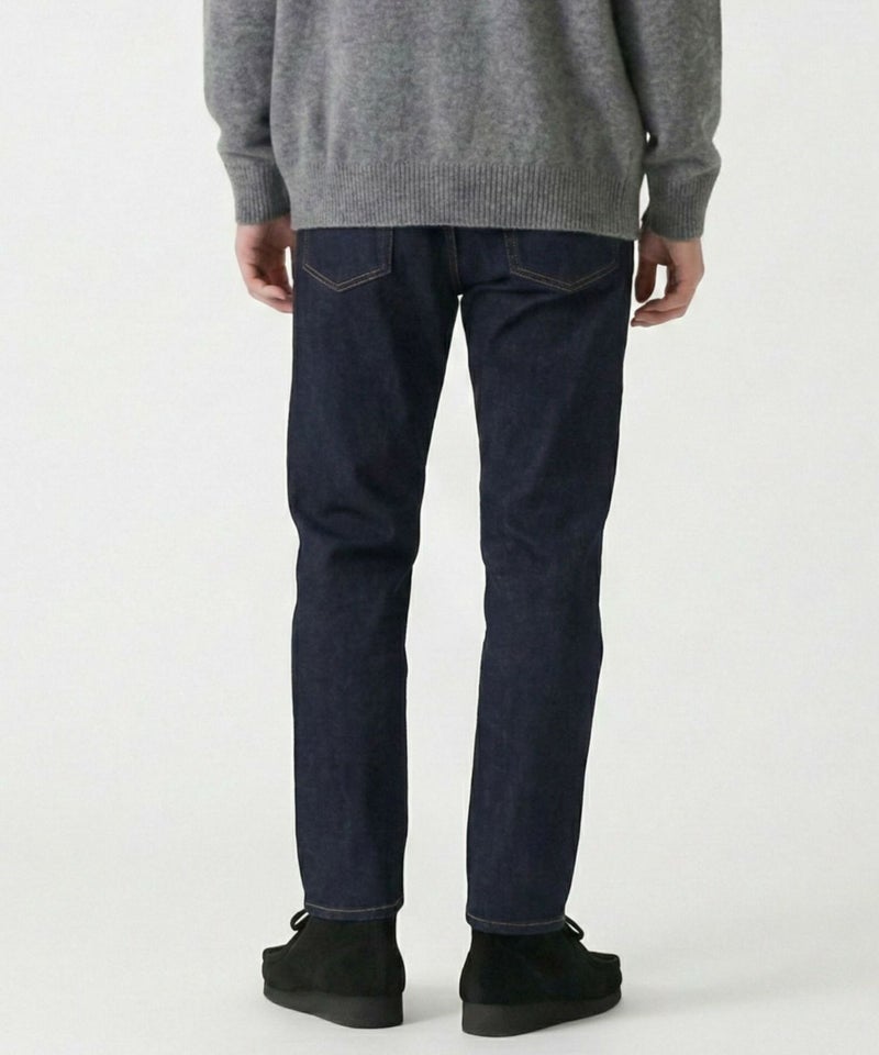 NAVY 毎日はきたくなるデニム「マイデニ」 テーパードデニムパンツ メンズ商品画像-4